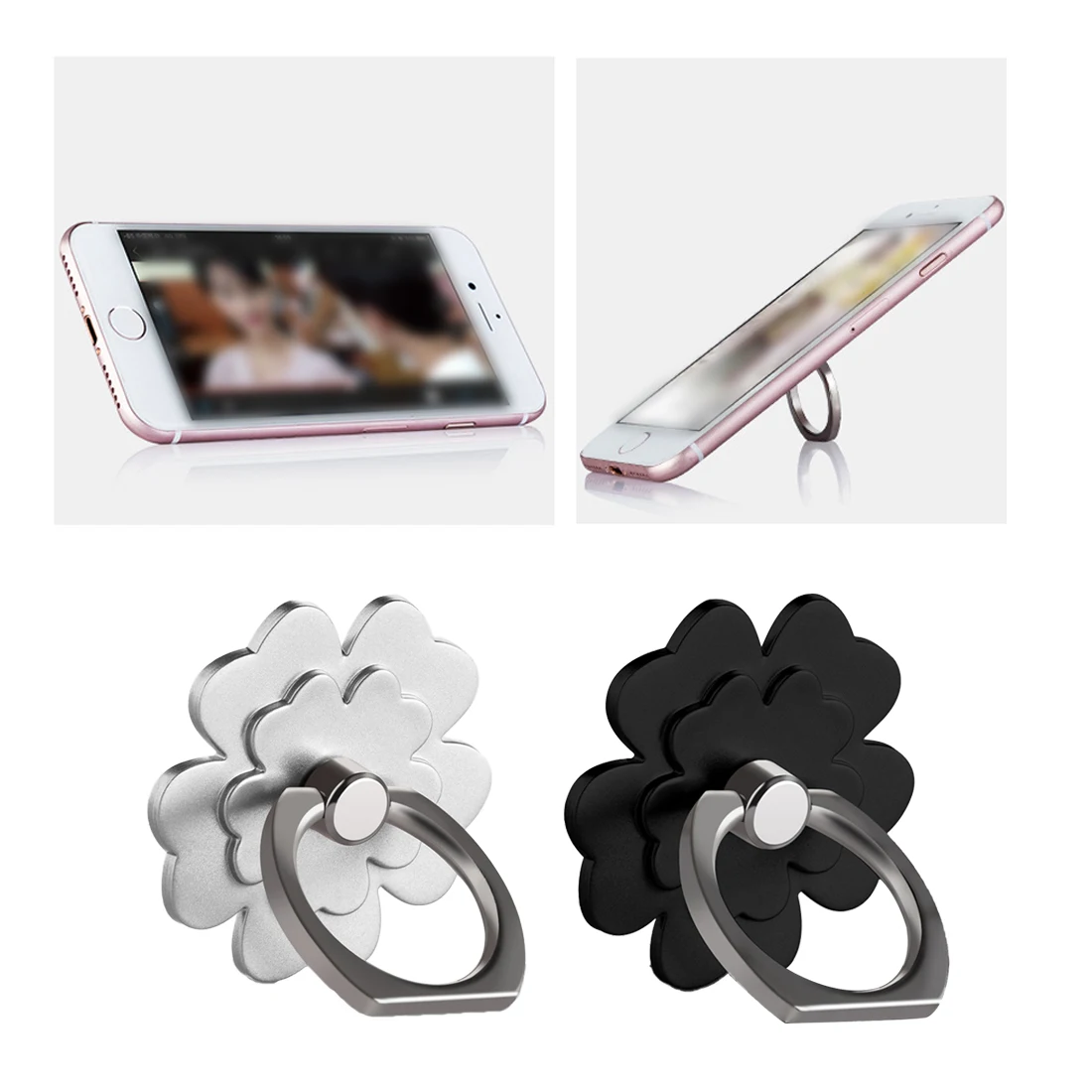 Finger Ring Mobile Phone Smartphone Stand Holder For iPhone XS Huawei Samsung cell Smart Round Phone Ring holder Car Mount Stand