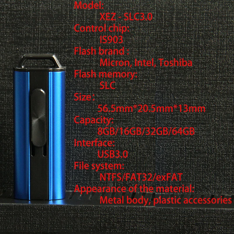 

USB flash drive Push and pull USB3.0 drive IS903scheme pen drive ofSLC8GB 16GB 32GB 64GB Stable highspeed memoriaast SONIZOON