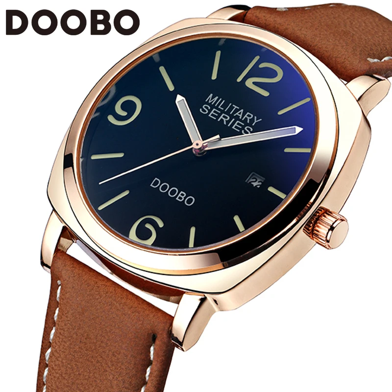 

2017 Business Stylish Watch Men Luxury Brand Men's Quartz-watch Clock Men Wrist Watches Relogio Masculino Reloj Hombre DOOBO