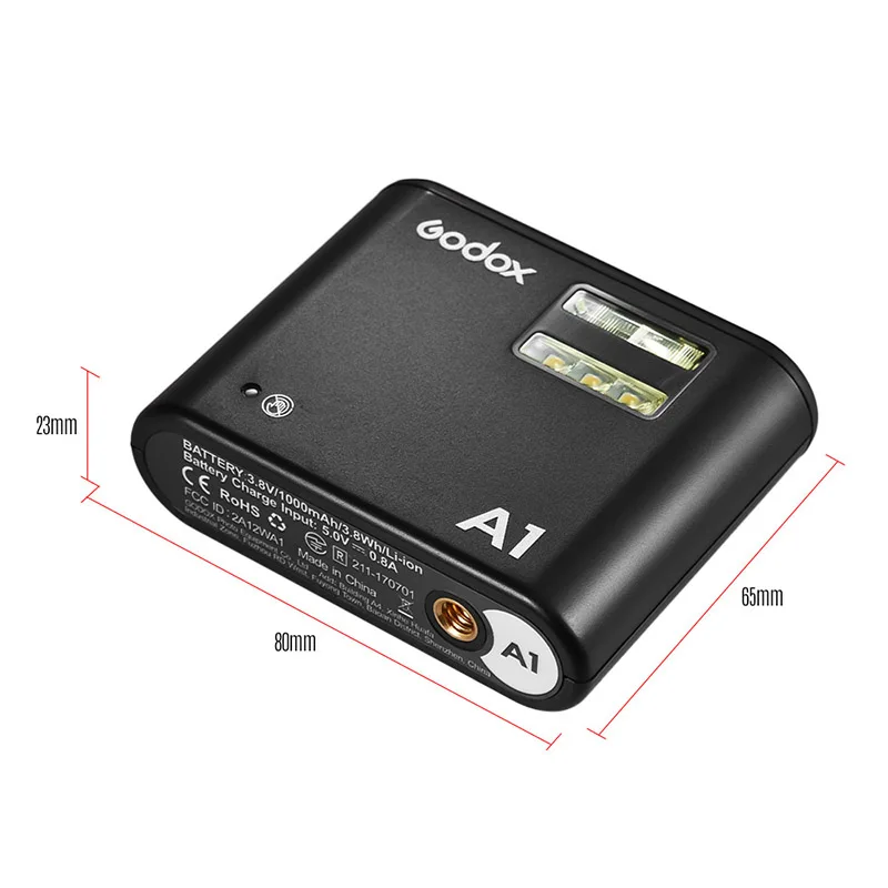 Беспроводная светодиодная вспышка Godox A1 2 4 ГГц 433 МГц|wireless flash|smartphone flashflash smartphone |