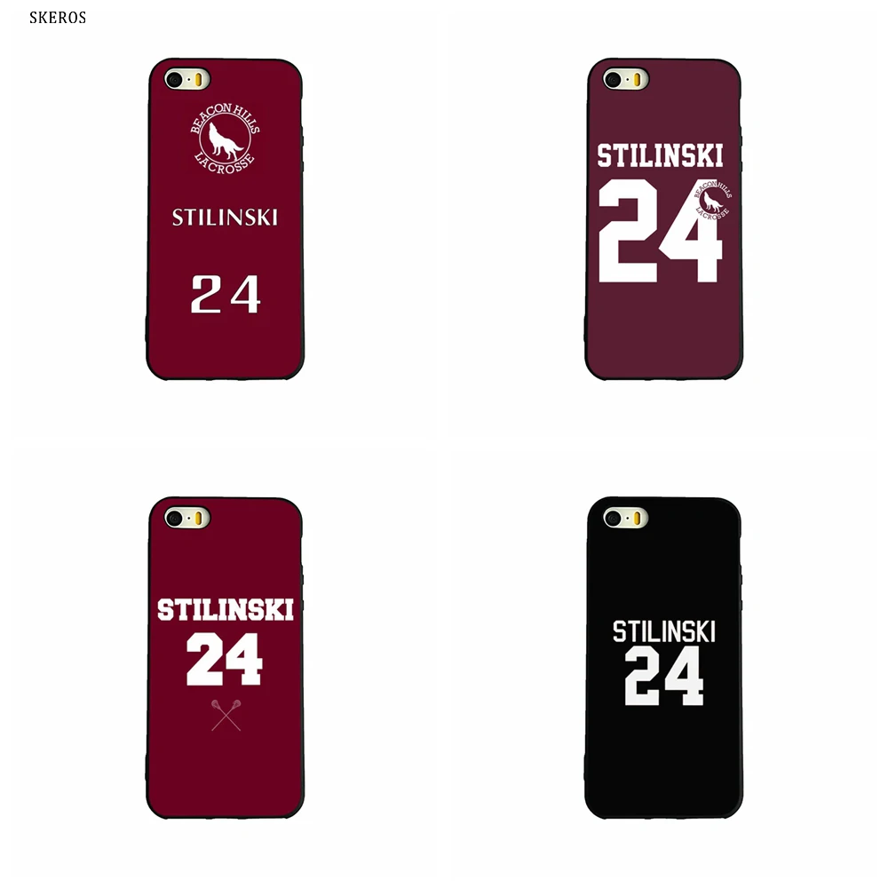 SKEROS teen wolf stilinski 24 Fashion Phone For Apple Iphone X 5 5S Se 6 6S 7 8 Plus #ta16 |
