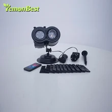 4 цвета пламенная вода лампа с узором+ 12 узор пленка карты проектор лампа комбо/украшение на Хэллоуин, Рождество лампа в форме снежинки