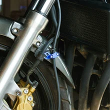 CNC Motorcycle Brake Line Clamps