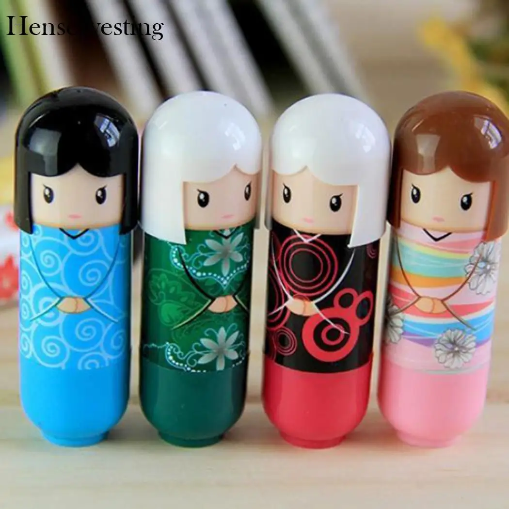 

Lip Balms Cute Dolls Lip Lipstick Random Color Moisturizing Anti-Cracking Exfoliating Fresh Nourishing Makeup Cosmetic