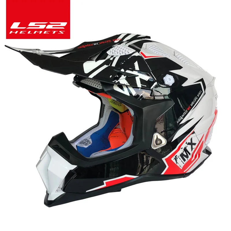 LS2 MX470 внедорожных шлем ATV Байк Гонки Каско capacete Мотокросс Спорт LS2 лицо, занимающееся подрывной деятельностью кПа мотоциклетные шлемы