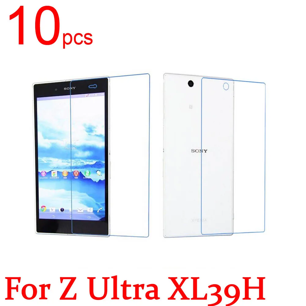 

10pcs Clear/Matte/Nano anti-Explosion LCD Screen Protector Film Cover For Sony Xperia Z Ultra XL39H C6833 C6802 6.44" Front+Back