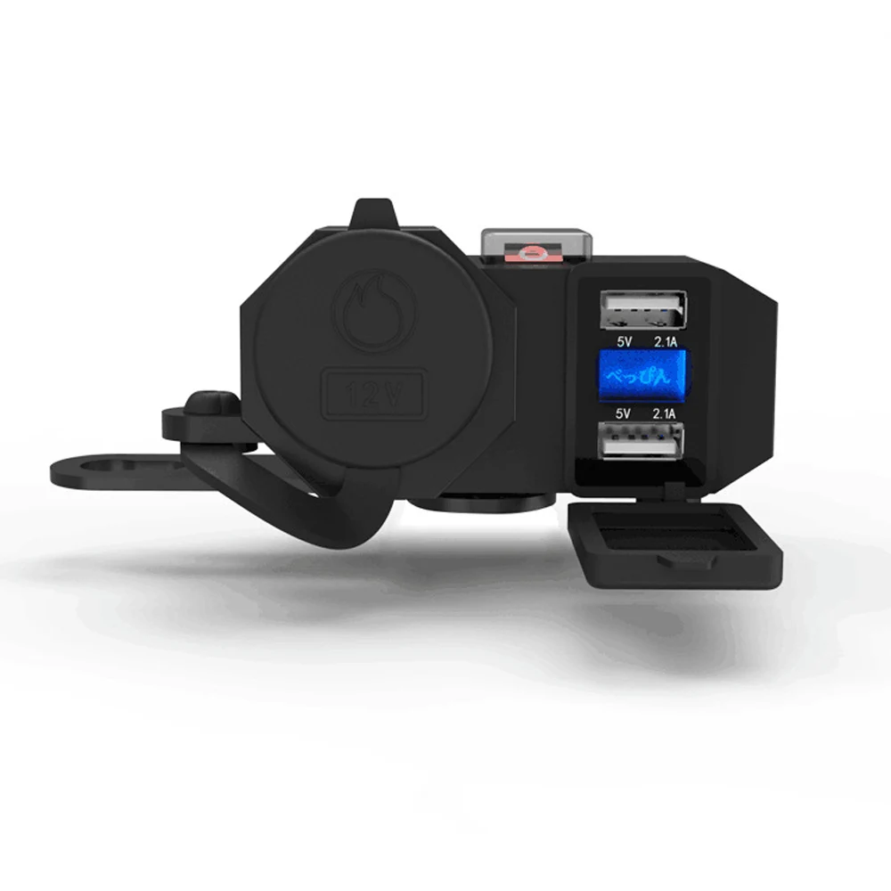 

Motorcycle USB Socket Charger Cigarette Lighter Waterproof Power Adapter Mobile Phone Charger for iPhone Samsung XIAOMI