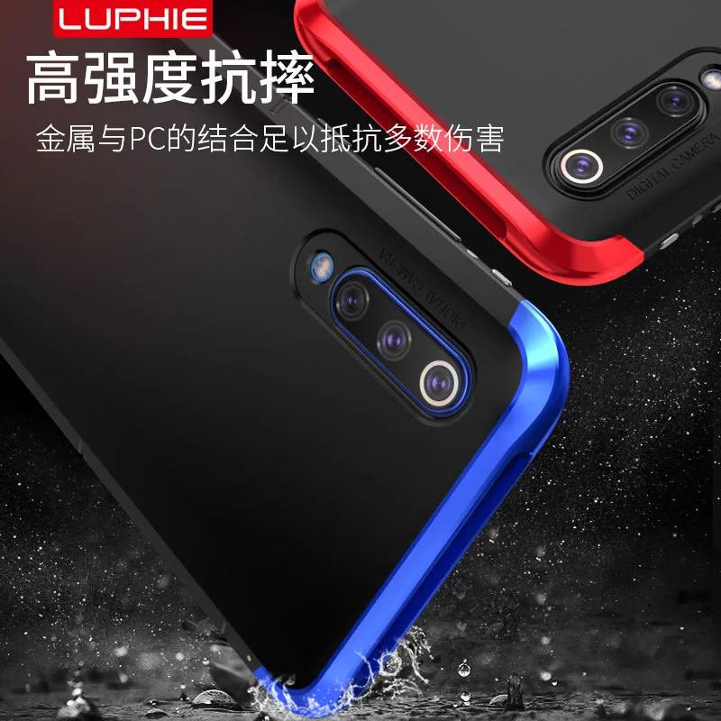 Чехол для Xiaomi Mi9/xiaomi Mi9 Explorer оригинальная алюминиевая крышка Luphie + рамка ПК