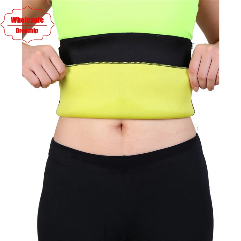 

NINGMI Neoprene Hot SPA Waist Trainer Corset Latex Slimming Belly Band Cincher Body Shaper Sweat Sauna Belt Women Slim Shapewear