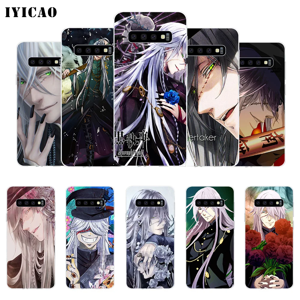 IYICAO Under taker Black Butler Soft Silicone Phone Case for Samsung Galaxy S10e S10 S9 S8 Plus S7 Edge TPU Cover | Мобильные