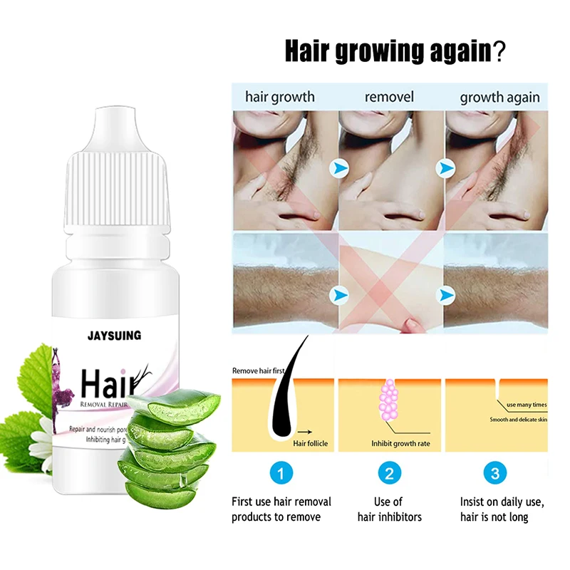 Spray Beard Bikini Intimate Face Legs Body Armpit Painless Removal Repair Liquid Hair Growth Inhibitor facial Removal cream