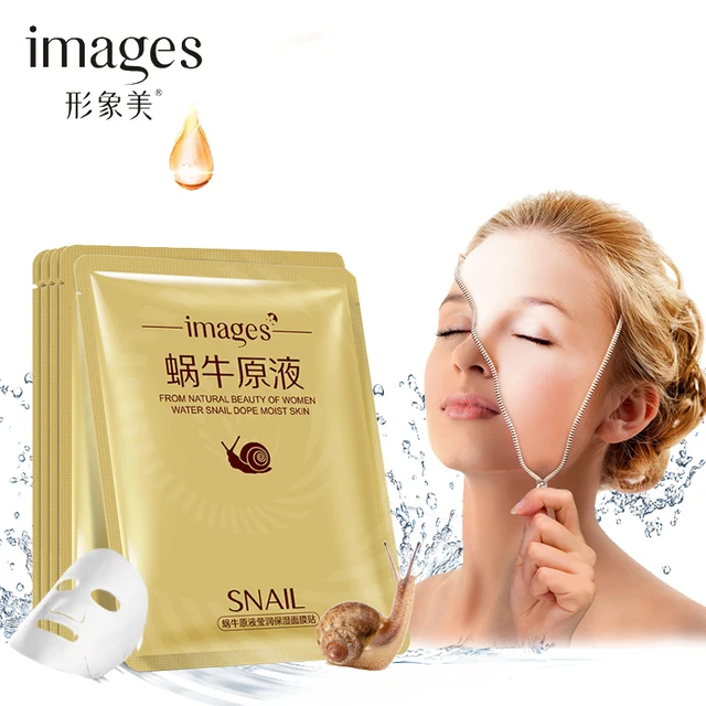 IMAGES Snail Mask Face Care For whitening Moisturizing Facial Mask
