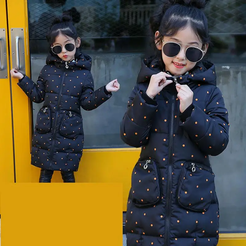 

Toddler Girls Winter Coat Christmas Gift Children's Down Jacket Hooded Kids Outerwear Thick Warm Parkas Xmas Outerwear Snowsuits