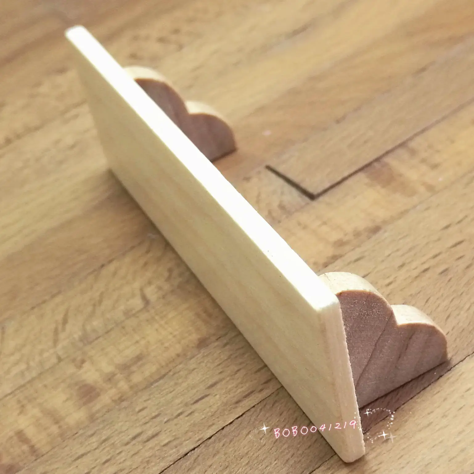 Dollhouse Miniature 1:12 Toy Wooden Shelf Length 7cm SPO422