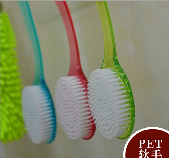 Long Handled Body Bath Shower Back Brush Scrubber Massager Disability