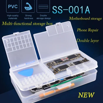 

SUNSHINE SS-001A Mobile Phone LCD Screen Mainboard IC Parts Repair Multi-function Storage Box