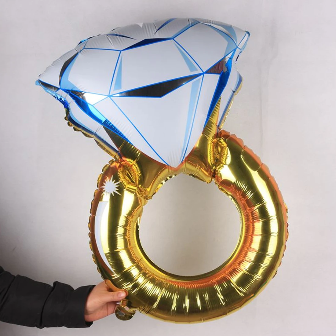 Hot Lover Wedding Marriage Balloon Diamond Ring Balloon Bride Ring