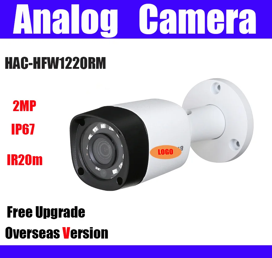 Dahua HAC HFW1220RM 2MP HDCVI IR Bullet камера 20m IP67 DH аналоговая камера|hdcvi camera|camera 1080p1080p bullet camera |