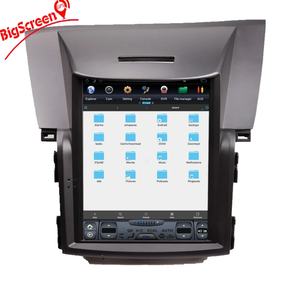 Clearance 10.4" Tesla Style Android 6.0 Car No DVD Player GPS Navigation For Honda CRV 2012-2016 Stereo Satnav WIFI  headunit radio 64GB 5