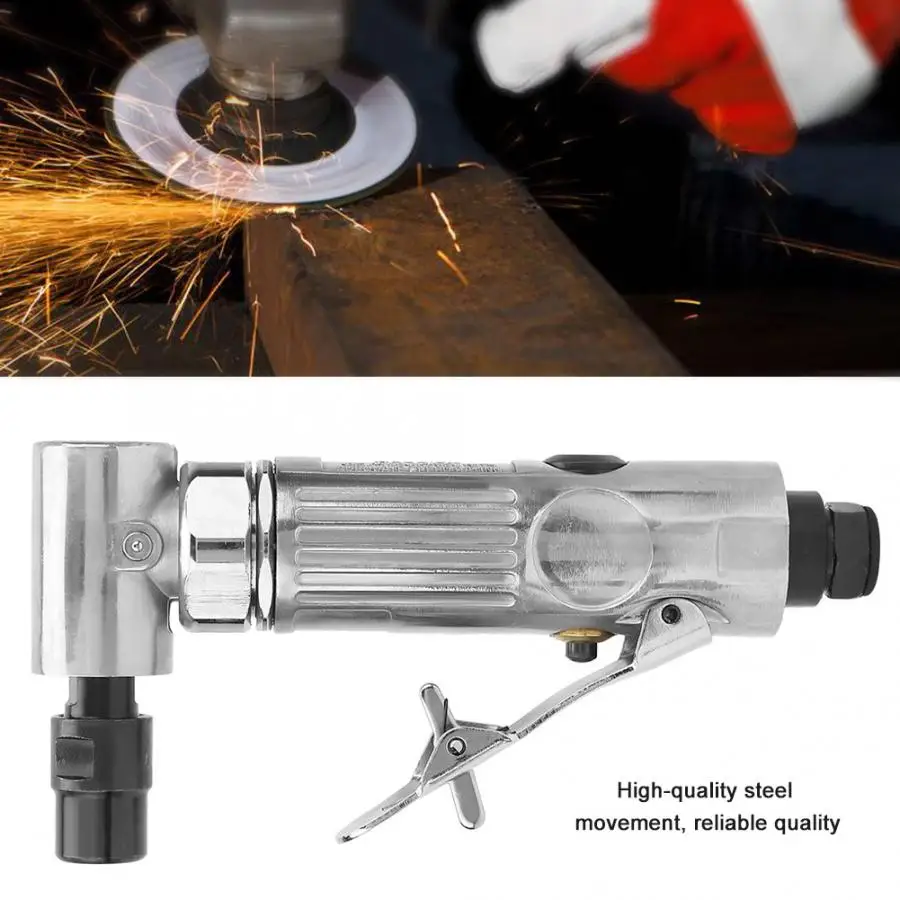 

Pneumatic Grinder Industrial Grade 90 Degrees Bending Pneumatic Die Grinder with 2inch Grinding Disc MBSP Air Die Grinder