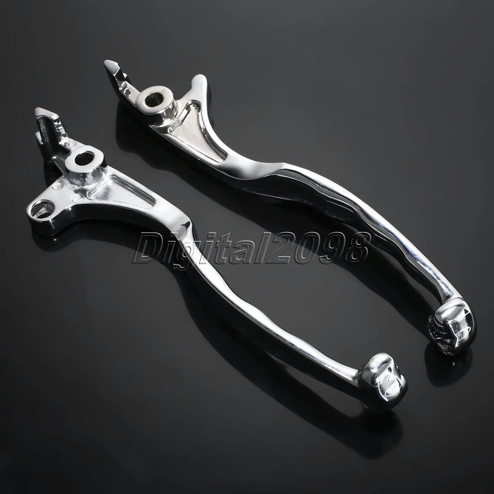 1 пара хромированные рычаги тормоза и сцепления мотоцикла|hand lever|for kawasakiclutch brake |