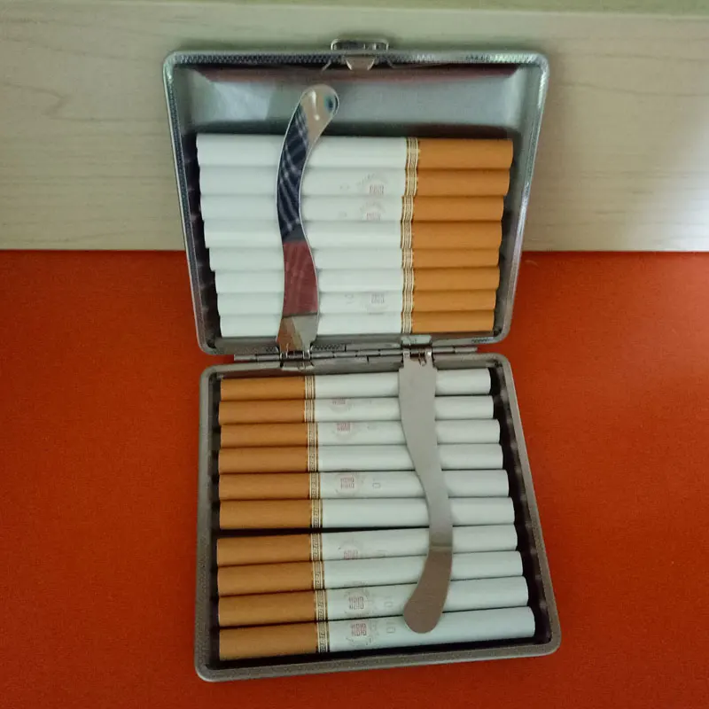 

Black Tobacco Cigarette Case Pocket Box Pouch Holder Container 20 pcs Smoking Cigarettes