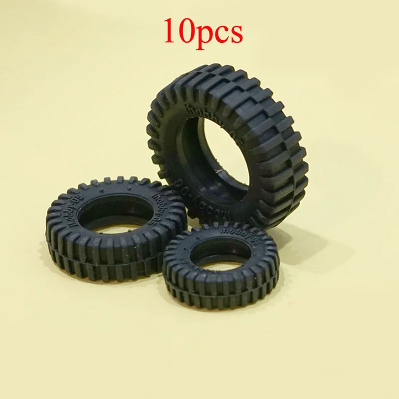 

10PCS Simulation Tires Diameter 10/20/24/32/40/50mm Black Mini Tyres Micro Wheels for Assembled Model RC Boat DIY Accessories