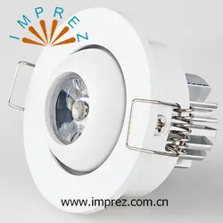 Бесплатная доставка 1 Вт мини-прожектор reccessed AC85-265V 50*39 мм светодиодный свет вниз мини-светильники 2 года гарантии