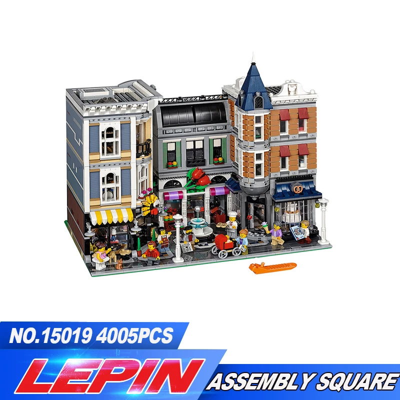 

Lepin 15019 4002pcs 15019B Creative Creator Series The Assembly Square Set Building Blocks Bricks Compatible legoed block 10255