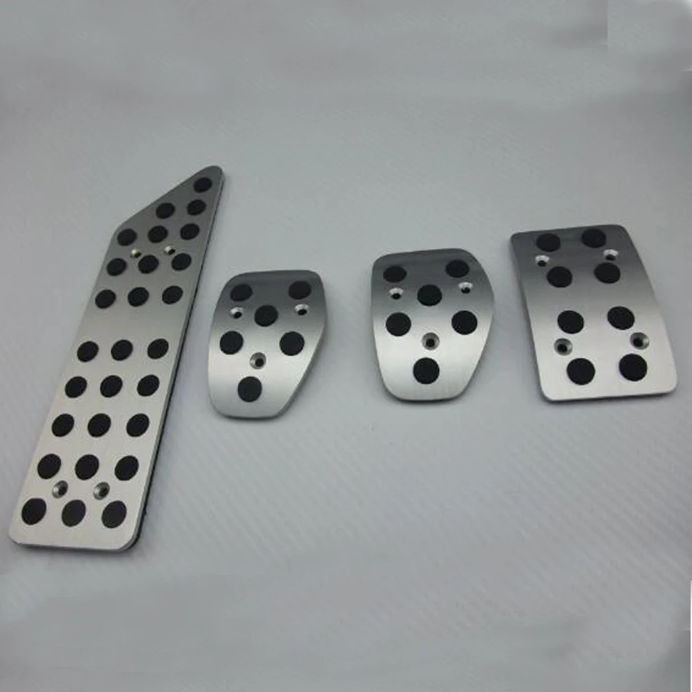 Fuel Brake Footrest Pedal AT/MT stainless steel for Peugeot 508 2012-Citroen C5 car accessories car pedals stainless steel pedal cover