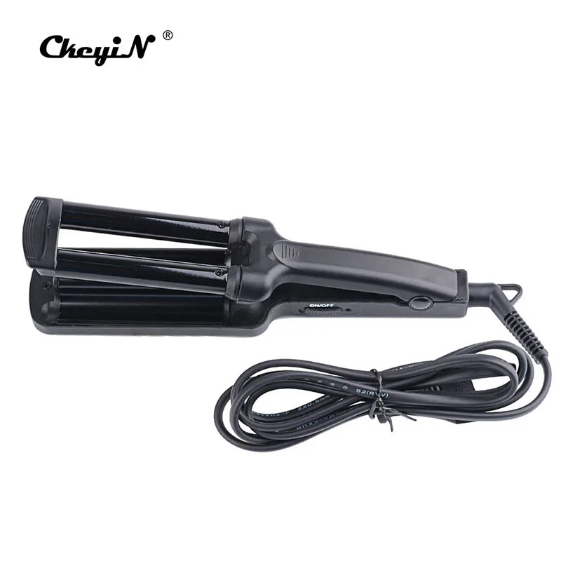 CkeyiN Mini Hair Crimper Curler Waver Iron Ceramic Hair Curling Iron
