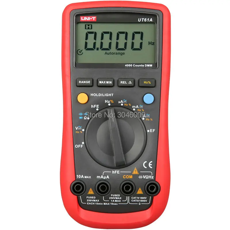 Kopen UNI T UT61A UT61B UT61C UT61D UT61E True Rms Digitale Multimeter Analoge Bar Grote Capaciteit Meting Automatische Uitschakeling