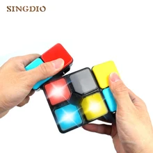 Легкая электронная музыкальная игра снятие стресса магический куб, игровой автомат, кубик, игрушка, новая детская Интерактивная игровая игрушка