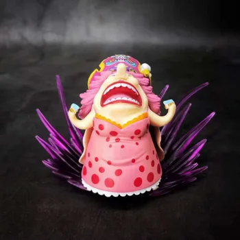 

NEW hot 8cm One Piece BIG MOM Charlotte Linlin Action figure toys doll Christmas gift with box