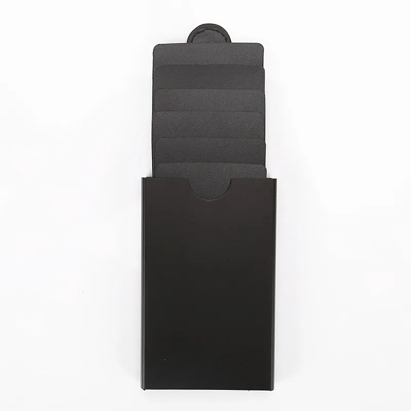 QOONG 2018 Новый RFID Блокировка для мужчин женщин женские кошельки ID Card Case
