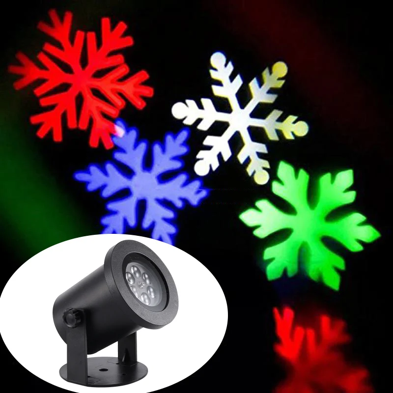 

LED Fairy Lights Projector Landscape Snowflake Pattern Lamp Outdoor Christmas Decor DAG-ship