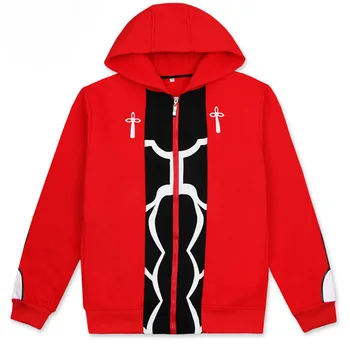 

Anime Fate Stay Night Hoodie Fate Zero Long Sleeve Autumn&Winter Hoody Cotton Casual Zipper Sweatshirts Clothes