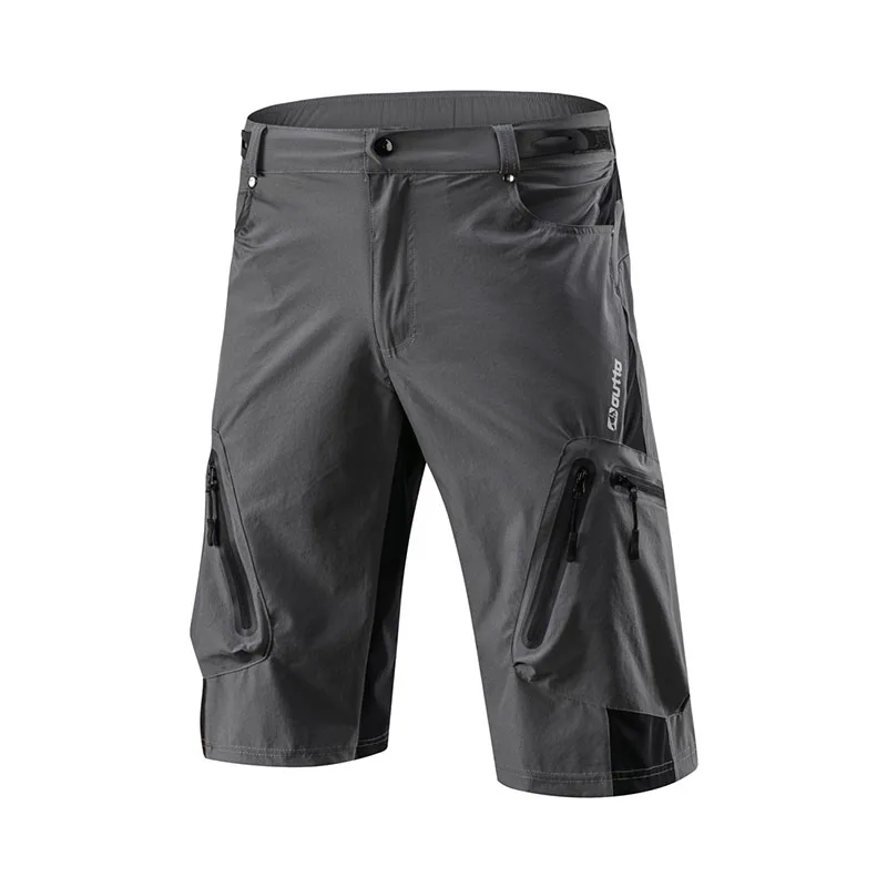 Велосипедные шорты Для мужчин летние дышащие, для активного отдыха и спорта длинные шорты горный велосипед DH короткие штаны - Цвет: greey