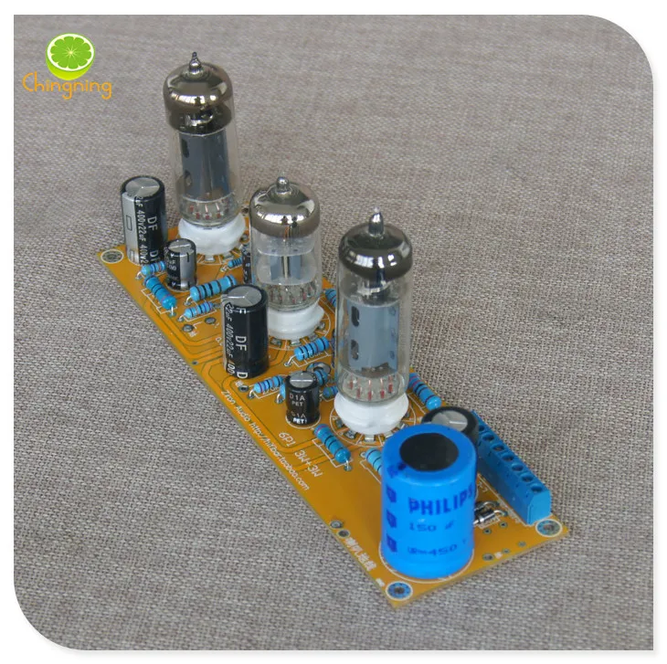 

6N2/6N1 6P1 3W*2 stereo power amplifier finished board contains electronic tube amplifier double-sided panel DIY suite.