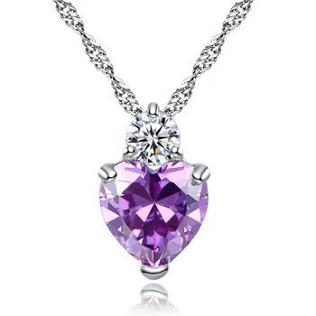 

Sale New Heart-shaped pendant fashion Crystals from Swarovskis Necklaces Jewelry For Women Wedding jewelery