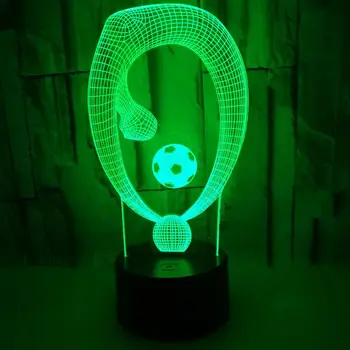 

Football Gymnastics 3d Night Light Colorful Remote Touch LedGift Small 3d Lamp Usb Led 3d Light Fixtures