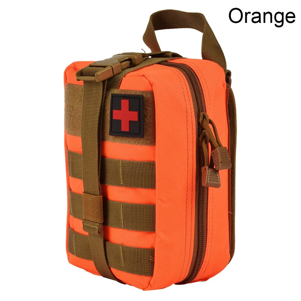 SINAIRSOFT нейлоновая сумка первой помощи Тактическая Molle медицинская сумка EMT аварийная EDC Rip-off выживания IFAK утилита для автомобиля страйкбол охота - Цвет: orange