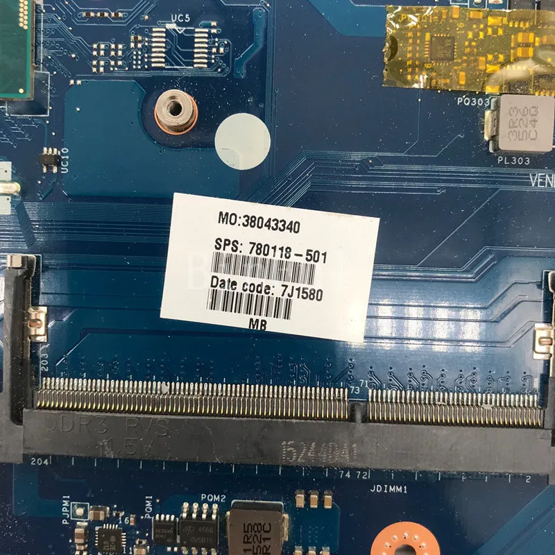Высокое качество для 15 R материнская плата ноутбука 780118 501 AS056 LA B972P с SR23Y I5 5200U CPU 100%