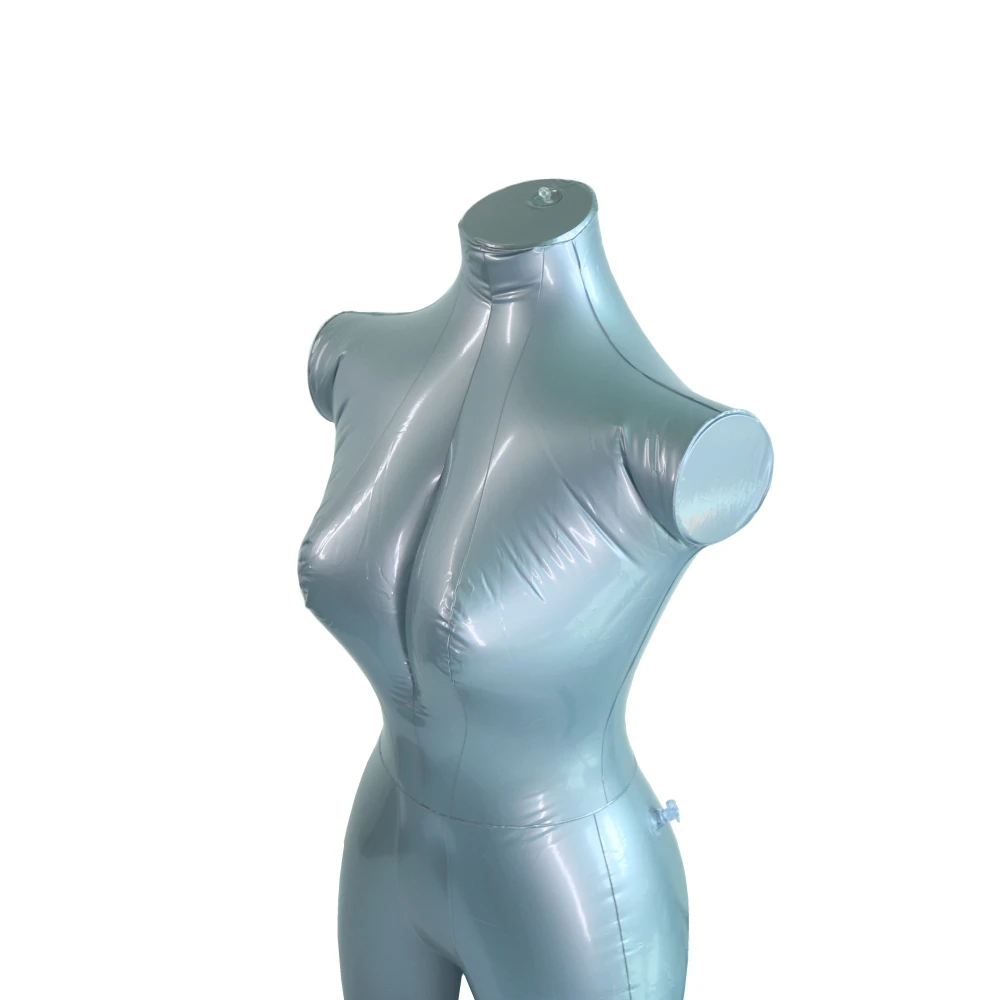 Woman Female Inflatable Model Dummy Torso Body Mannequin Armless Display Fashion 