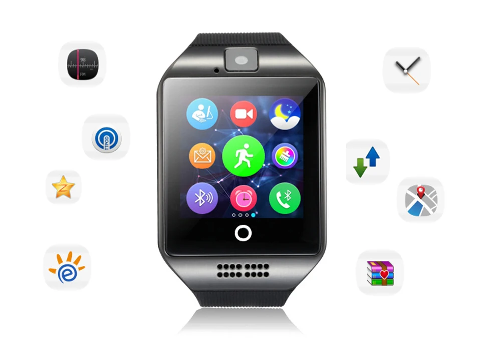 Смарт-часы OllyMurs Q18 с камерой, Bluetooth, умные часы с sim-картой, наручные часы с функцией телефонного звонка для ios, Android, носимые устройства