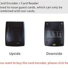 SL16-064 кодировщик карт/кард-ридер с гостиничная система для RFID карты электронный дверной замок
