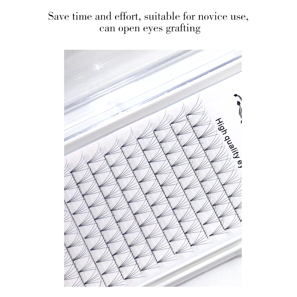 3D False Eyelashes Eyelash Extensions 0.07mm Thickness C-curl Mink Strip Eyelashes Individual Lashes for Beauty Makeup 15mm