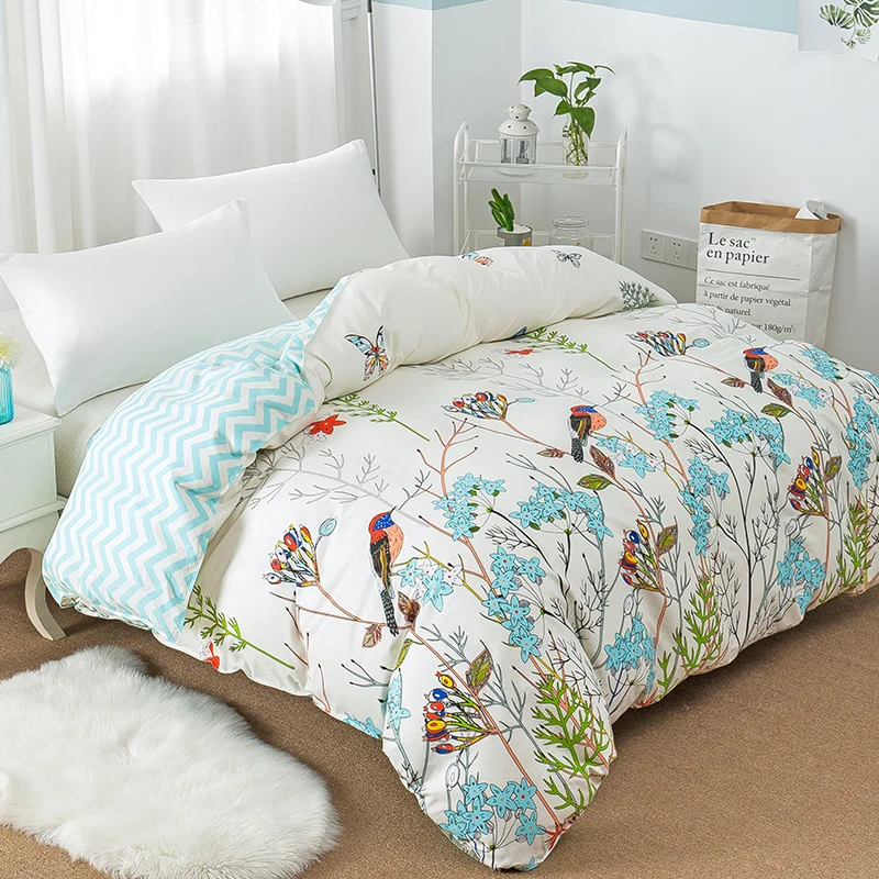 Wholesale 2019 Design Floral Birds Bedding Set Bed Linens 1 Pc Duvet