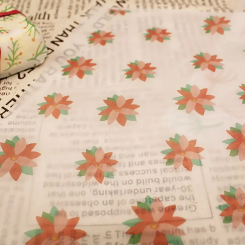 Meat packing Greaseproof wrapping paper Parchment translucent handmade soap candy cookies gift wrapping oil paper