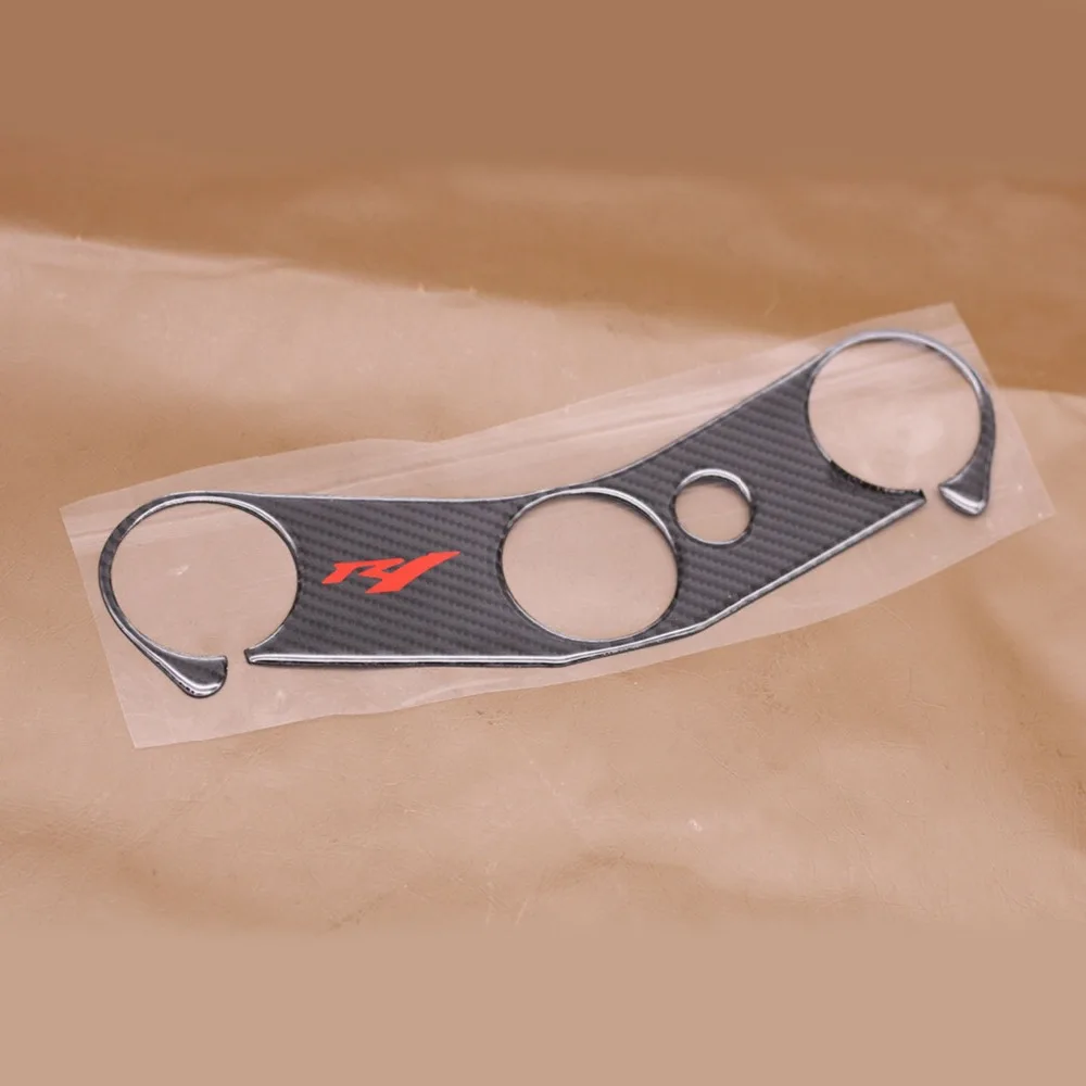 

For Yamaha YZF R1 2004 2005 2006 YZF1000 Motorcycle Lowering Triple Tree Front End Upper Top Clamp Carbon Sticker Decal